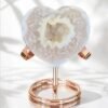 Corazón de Ágata Blanca (Geoda de azúcar)