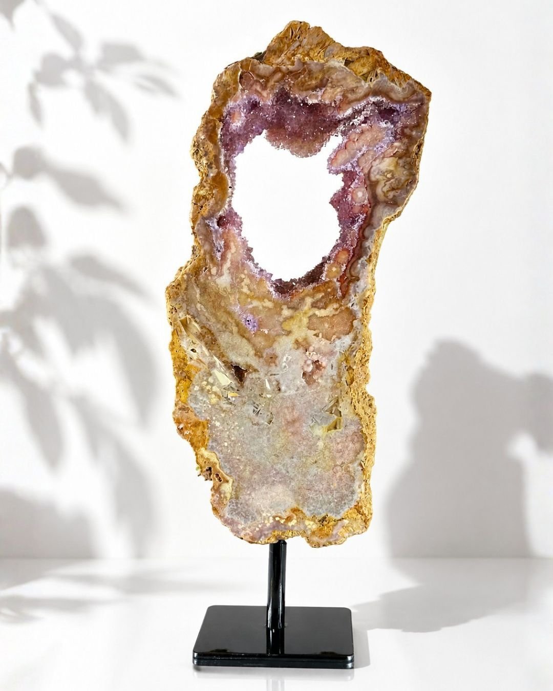 Slab de Amatista Rosa Grande en Stand