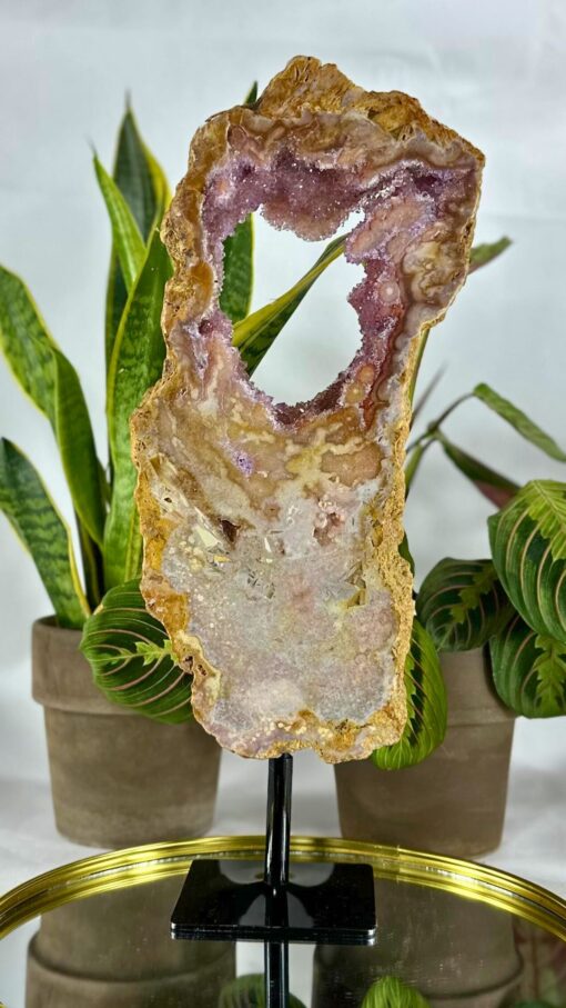 slab de Amatista Rosa Grande en Stand 1.2