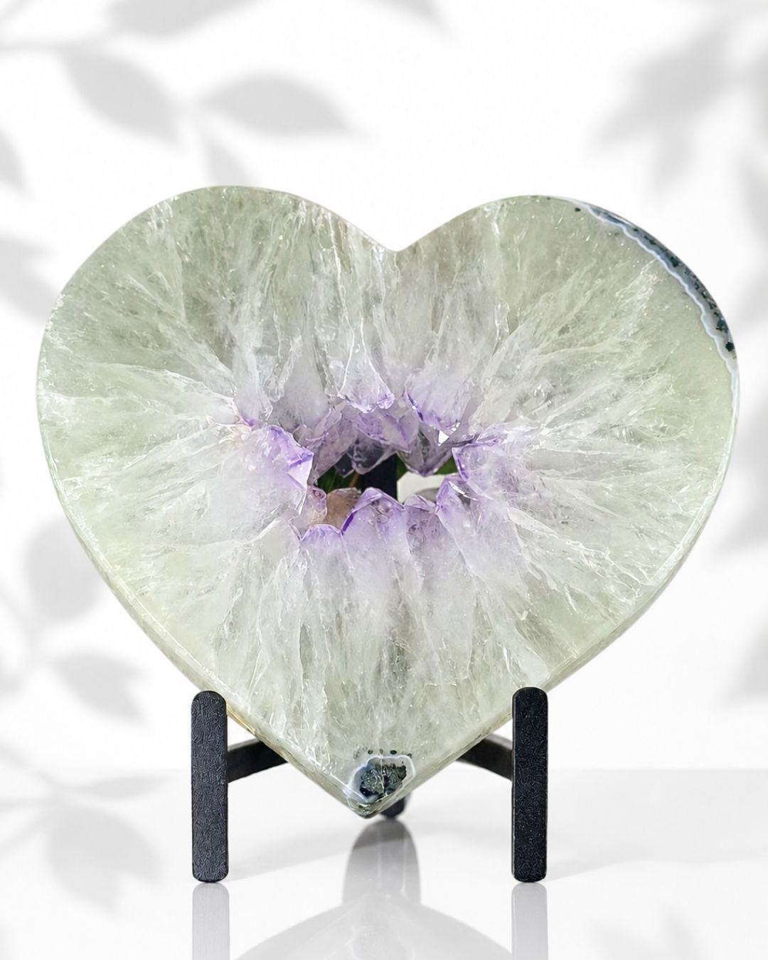Corazón Grande de Amatista Blanca - Imagen 4