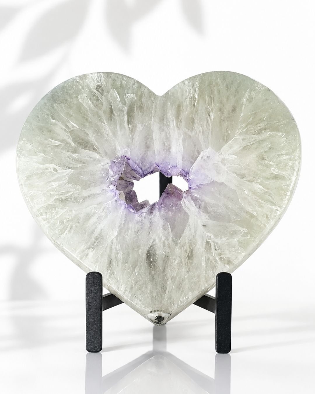 Corazón Grande de Amatista Blanca - Imagen 5