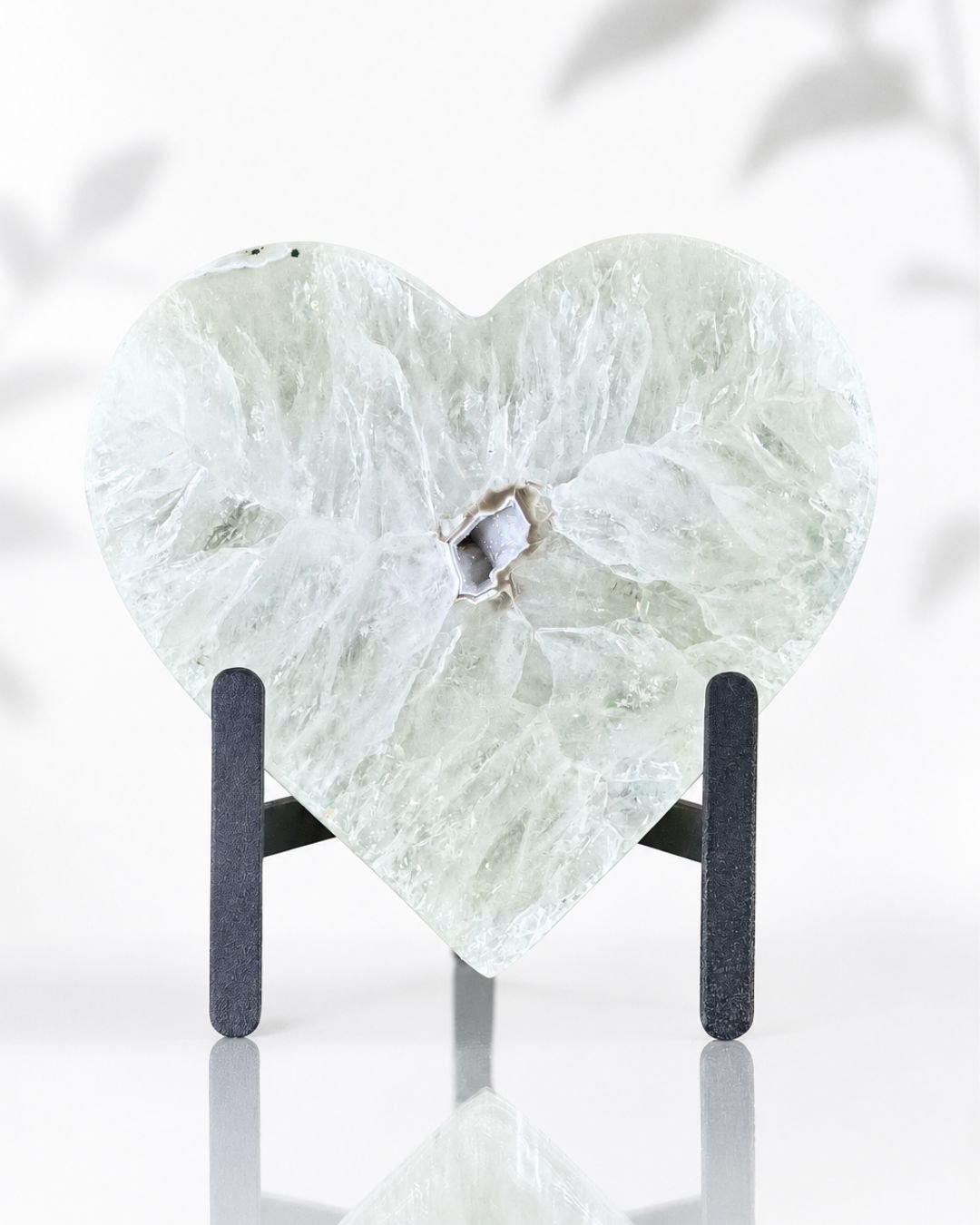 Corazón Mediano de Amatista Blanca - Imagen 7
