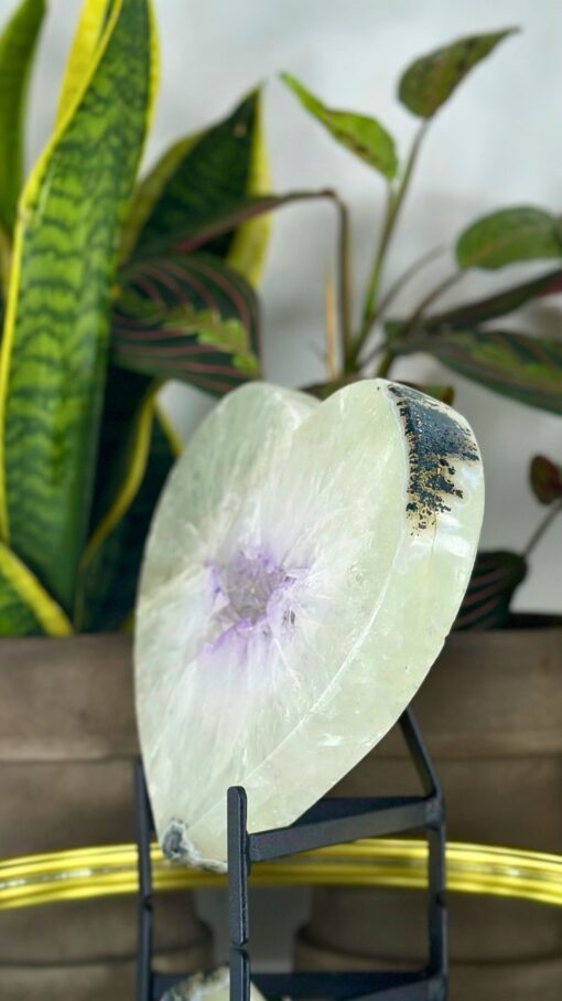 Corazón Grande de Amatista Blanca - Imagen 5