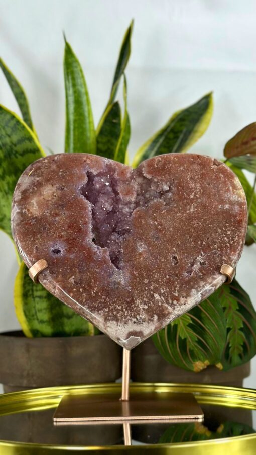 Amatista Rosa en Corazón 13