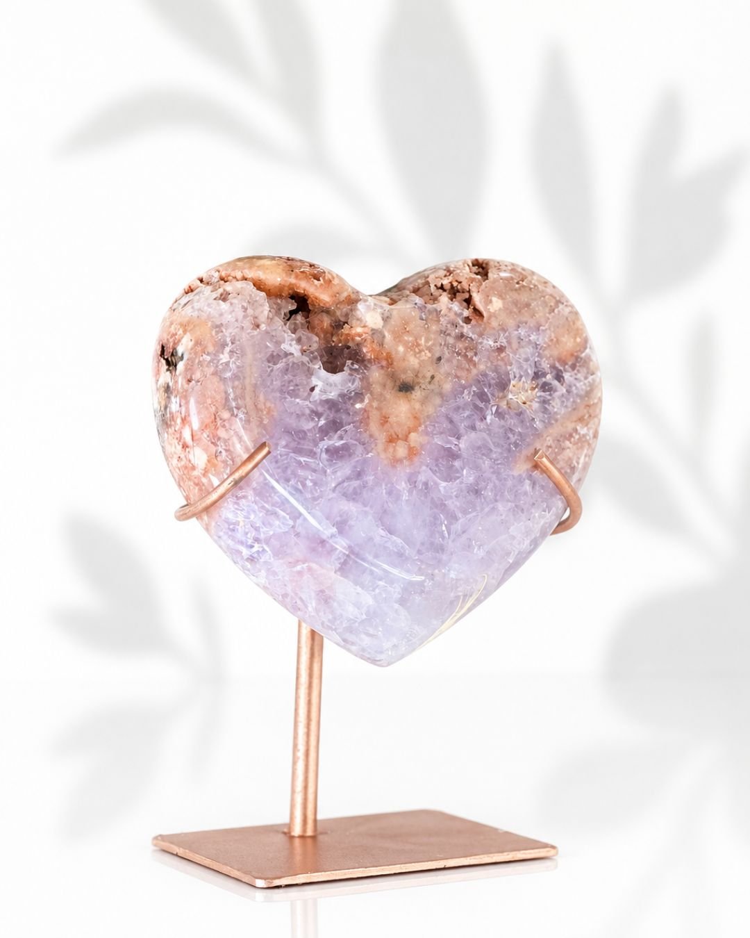 Amatista Rosa en Forma de Corazón - Imagen 3