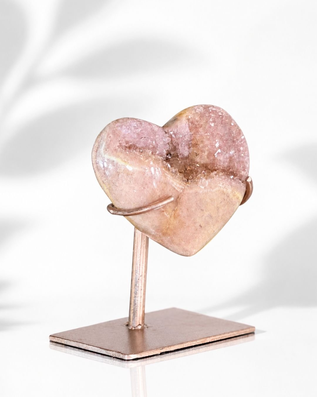 Amatista Rosa en Forma de Corazón - Imagen 3