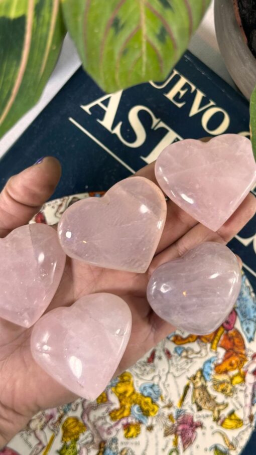 Corazón Mediano de Cuarzo Rosa 1