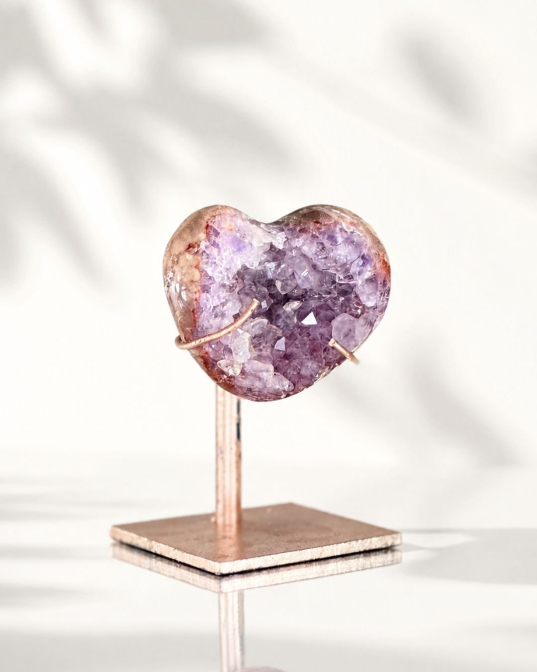 Corazón Mini de Amatista Rosa - Imagen 3