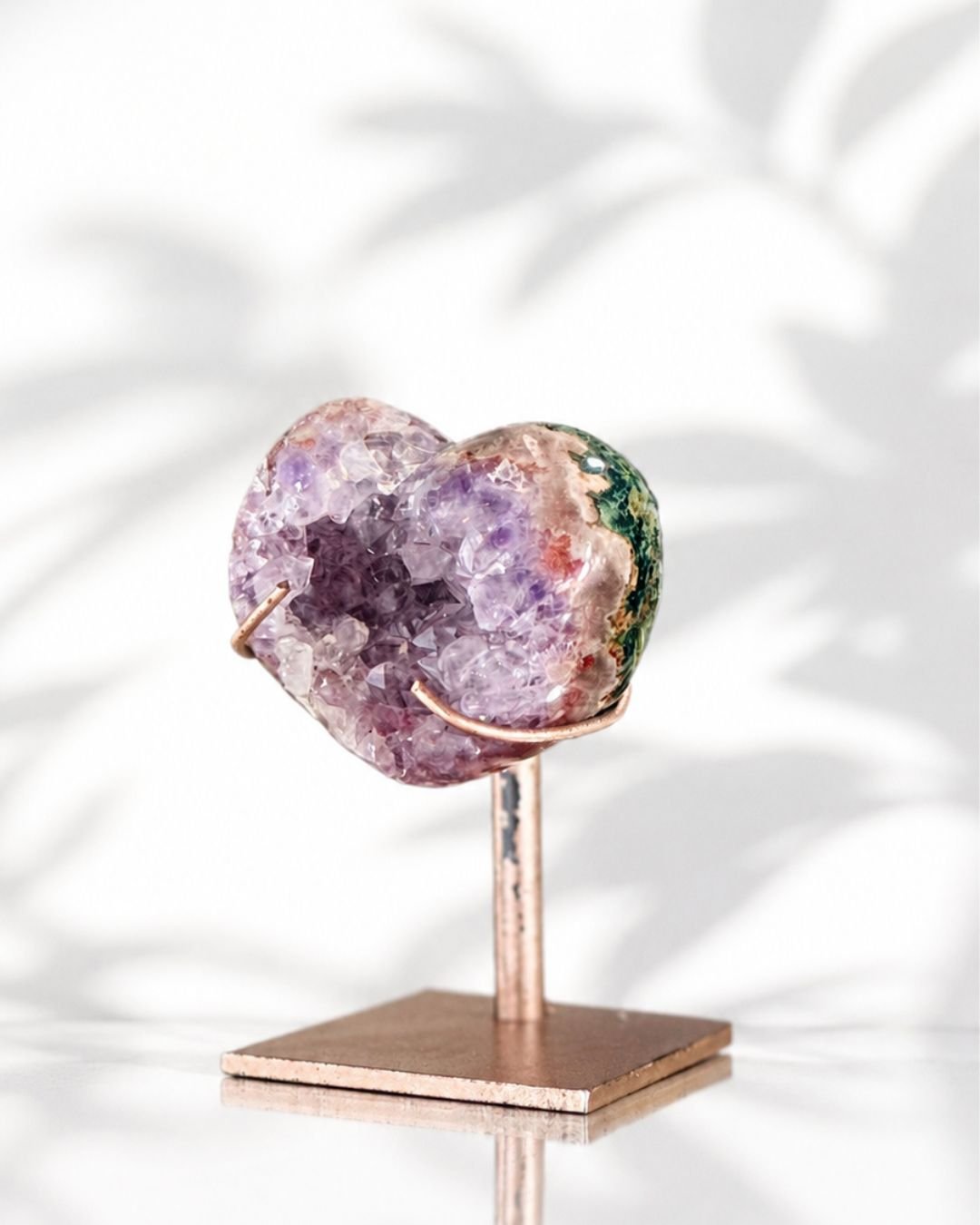 Corazón Mini de Amatista Rosa - Imagen 2