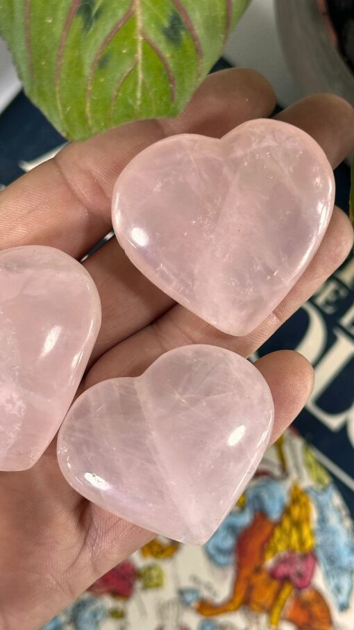 Corazón Pequeño de Cuarzo Rosa - Imagen 2
