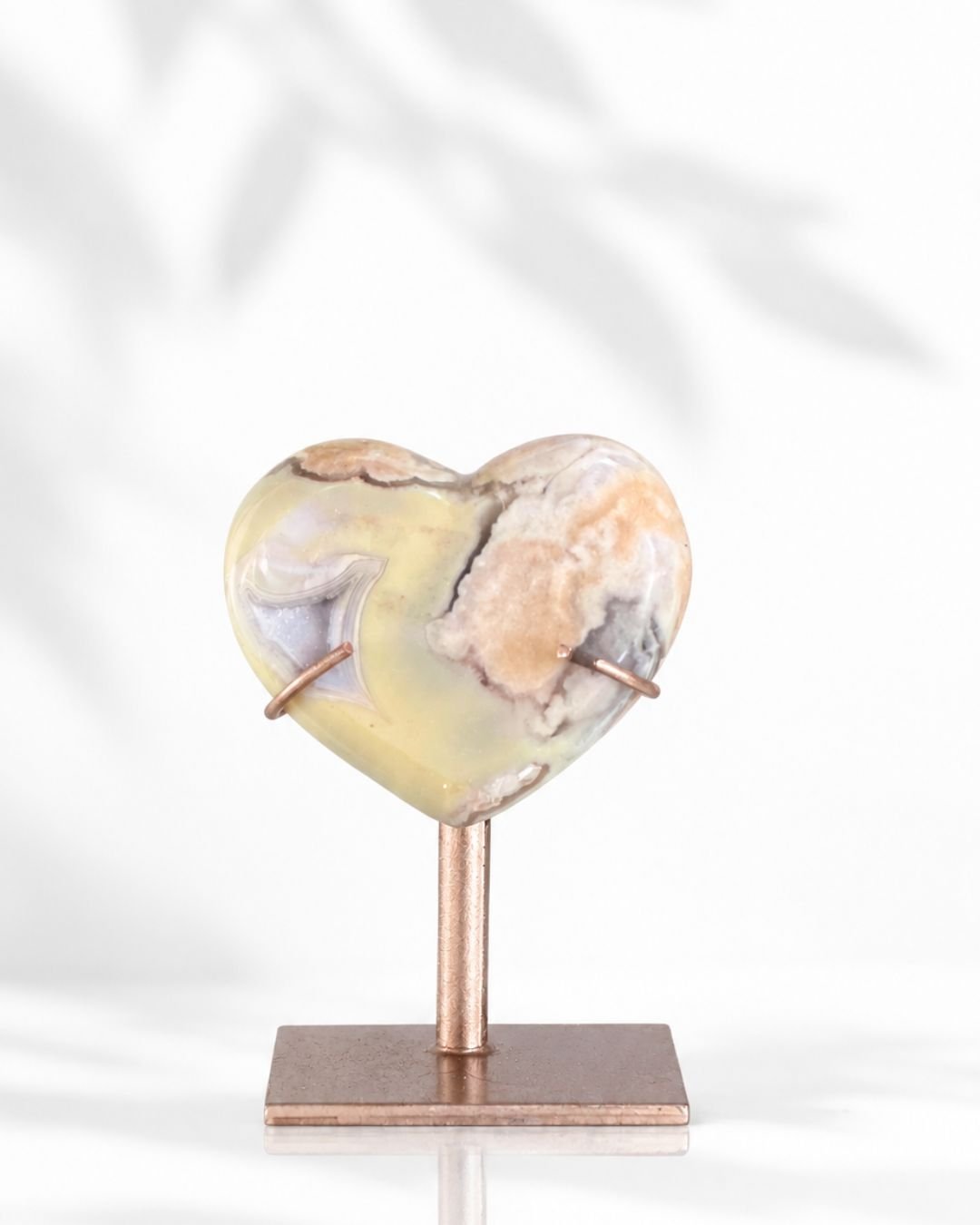 Corazón de Ágata Bandeada