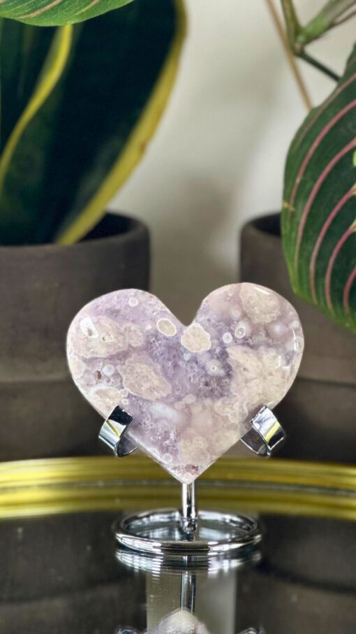 Amatista Rosa Bicolor Corazón - Imagen 4