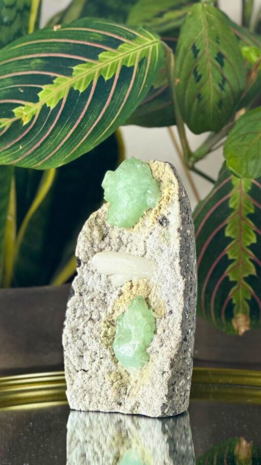 Apofilita Verde y Estilbita Blanca - Imagen 2