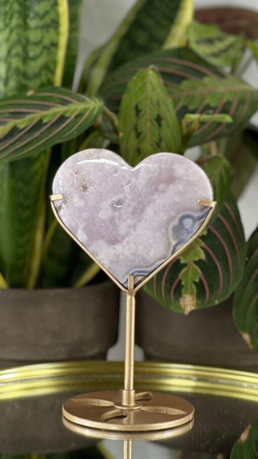 Corazón Ágata Azul 1
