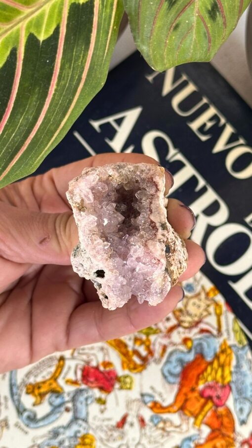 Geoda de amatista rosa 3