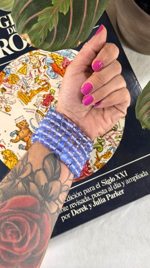 Pulsera Opalina Azul