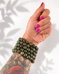 Pulsera Piedra Sangre I 10 mm