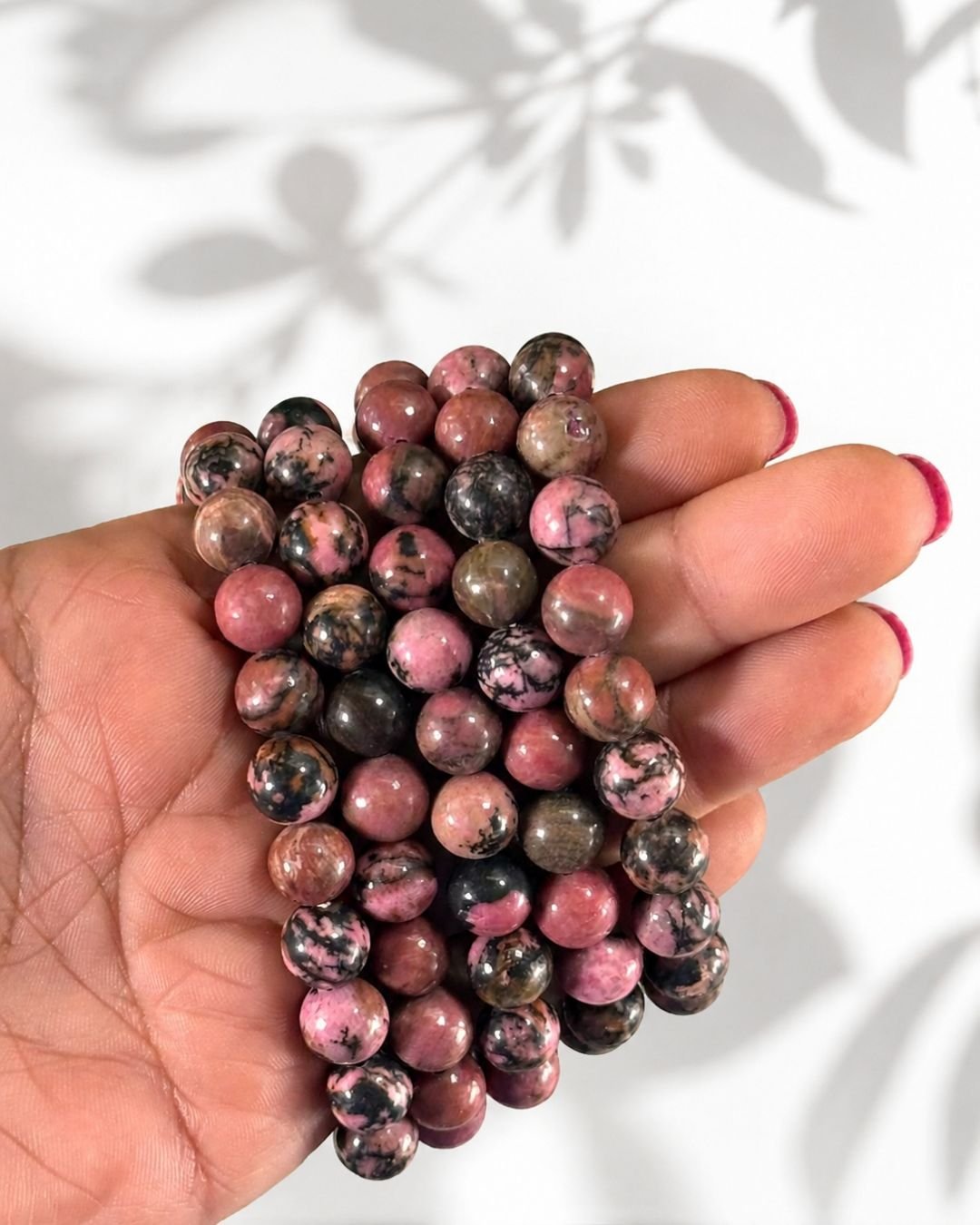 Pulsera Rodonita I 8.5 mm - Imagen 2