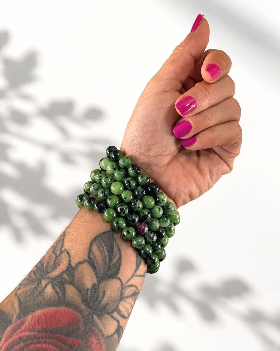 Pulsera Zoisita Rubí I 8 mm