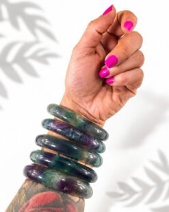 Brazalette fluorita mano